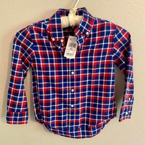 NWT Toddler Boys Polo Ralph Lauren Plaid Shirt